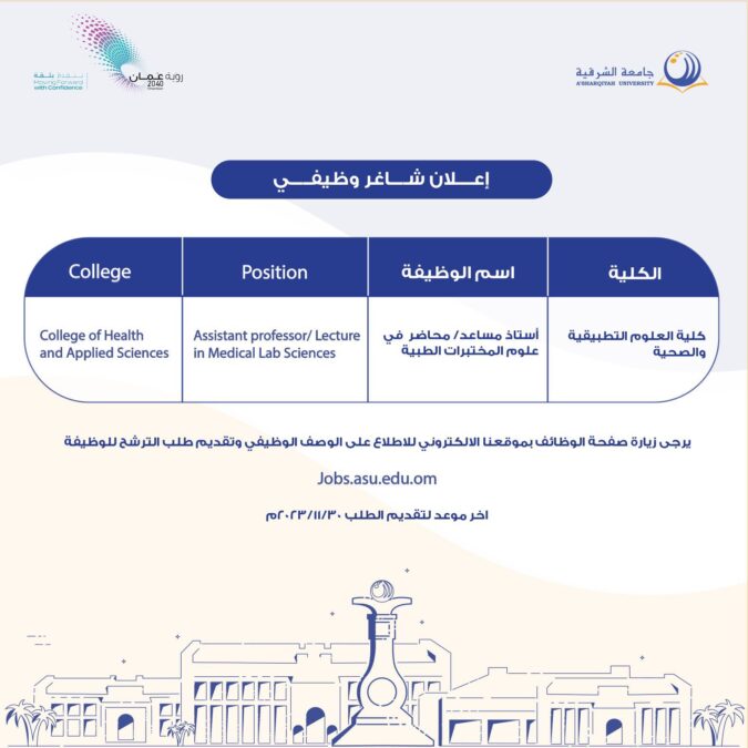 جامعة الشرقية تعلن وظائف شاغرة 2 IMG 0021