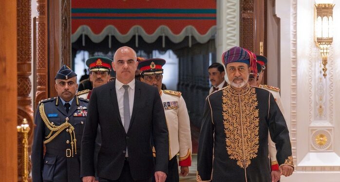 جلالة السلطان المعظم يقيم مأدبة عشاء رسمية تكريمًا لفخامة رئيس الاتحاد السويسري 1 جلالة السلطان المعظم يقيم مأدبة عشاء رسمية تكريمًا لفخامة رئيس الاتحاد السويسري