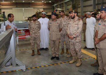 وفد كلية علي الصباح العسكرية بدولة الكويت يزور الكلية العسكرية التقنية