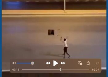 ‏إيقاف شخصين قاما بتعطيل حركة السير في بوشر