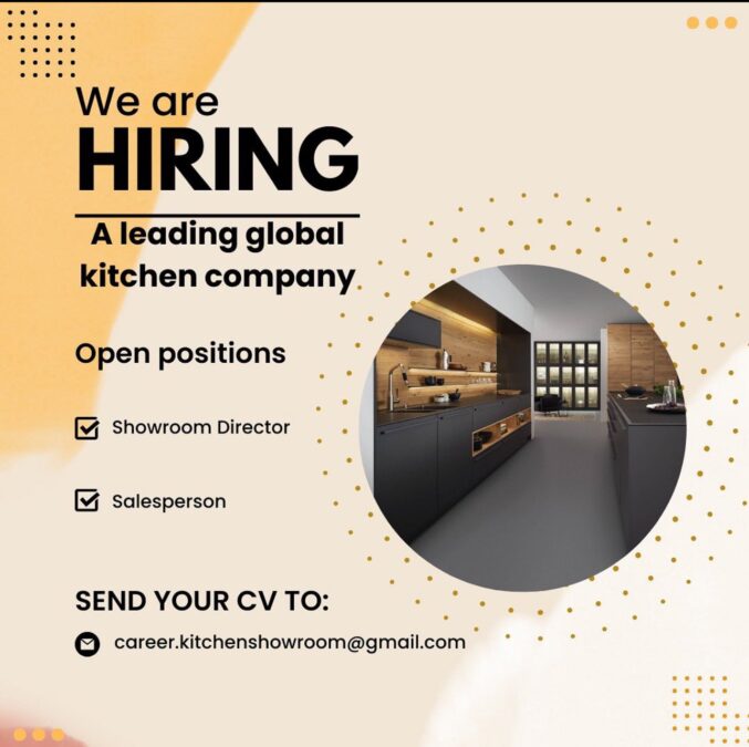 شركة عالمية في مجال المطابخ تعلن وظائف شاغرة 3 IMG 5234