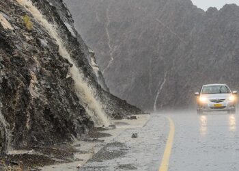 تنبيه رقم “1” بغزارة الأمطار المتوقعة