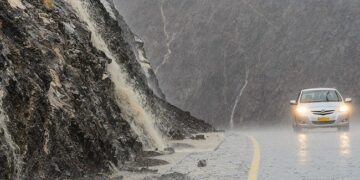 تنبيه رقم “1” بغزارة الأمطار المتوقعة