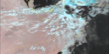 تدفق السحب الركامية على معظم المحافظات