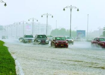 أمطار متفاوتة الغزارة على عدد من المحافظات