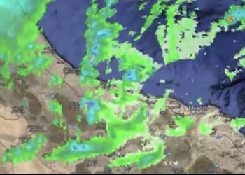 استمرار تدفق السحب الماطرة وهطول أمطار متفاوتة الغزارة