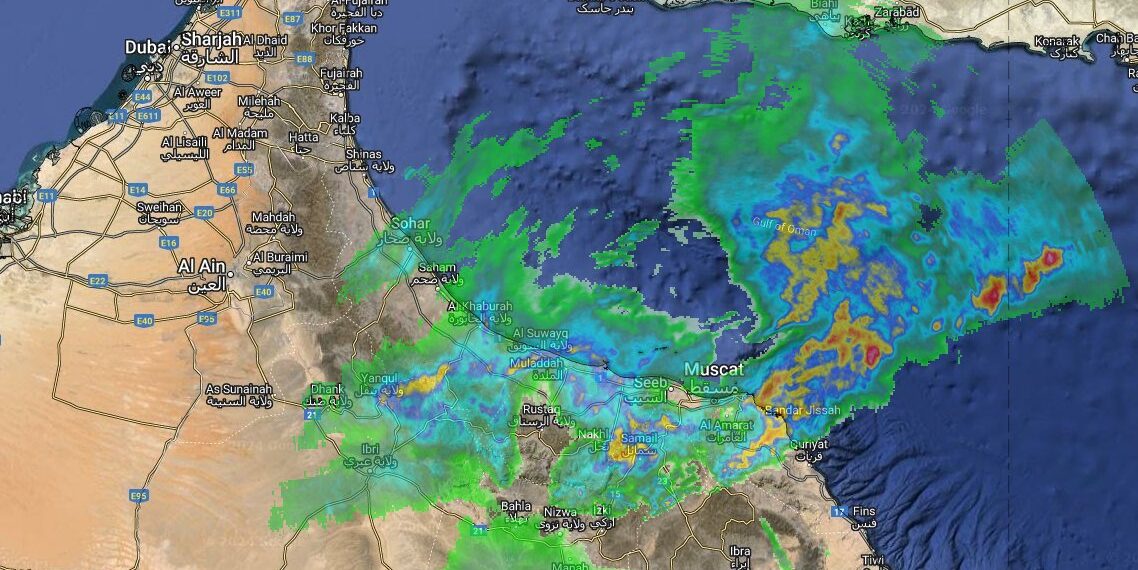 خلايا رعدية ماطرة مصحوبة برياح نشطة على عدة محافظات 1 خلايا رعدية ماطرة مصحوبة برياح نشطة على عدة محافظات