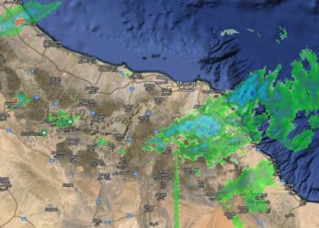 رصد خلايا رعدية ماطرة على عدد من المحافظات