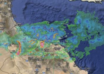 نشاط وتدفق خلايا رعدية متفاوتة الغزارة على أجزاء من المحافظات الشمالية