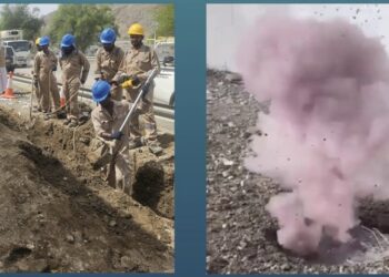 توضيح حول تصاعد أدخنة من أحد الحفر في سمائل