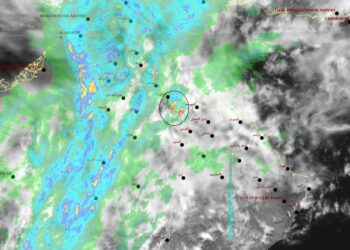 تشكل خلية رعدية في جنوب الباطنة