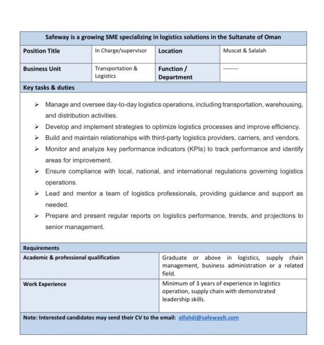 شركة Safeway تعلن وظيفة شاغرة 2 IMG 1093