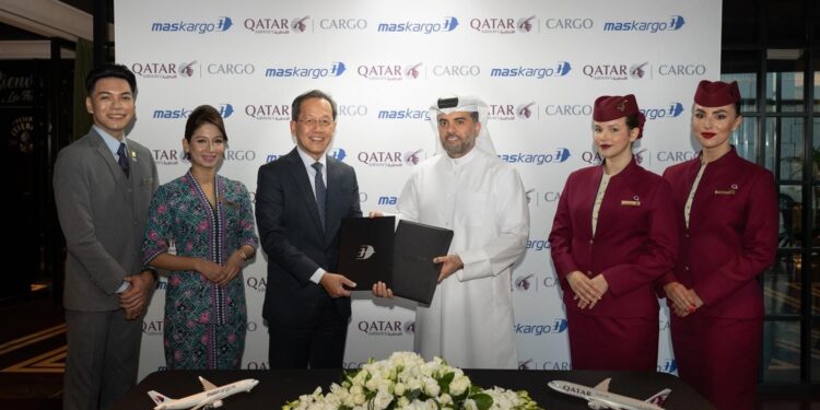 القطرية للشحن الجوي وشركة MASkargo توقعان مذكّرة تفاهم شاملة لعمليات الشحن الجوي المشتركة