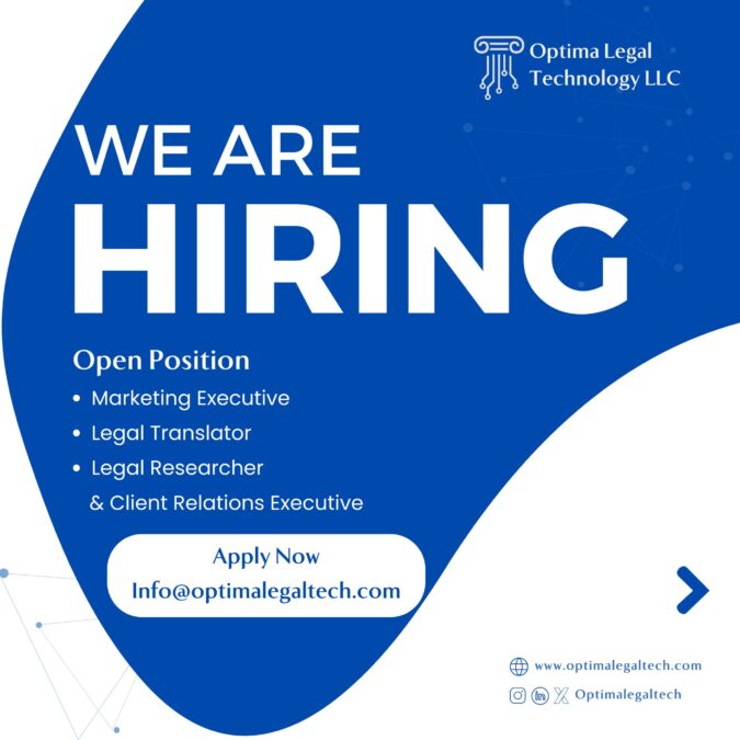 شركة المثالية لتكنولوجيا القانون تعلن وظائف شاغرة 2 IMG 4838