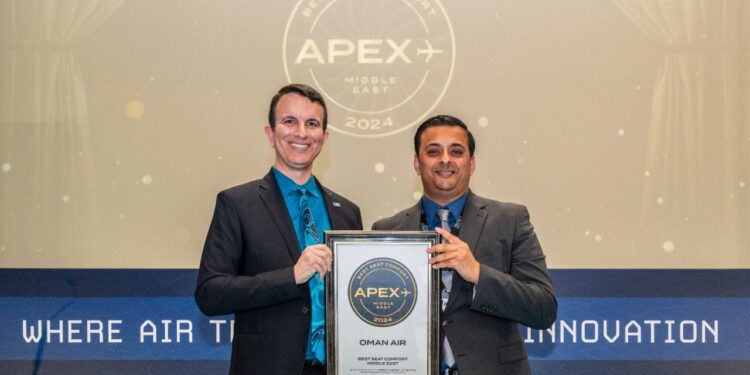 الطيران العماني يفوز بجائزة أبيكس المرموقة لعام 2024 لأكثر المقاعد راحة