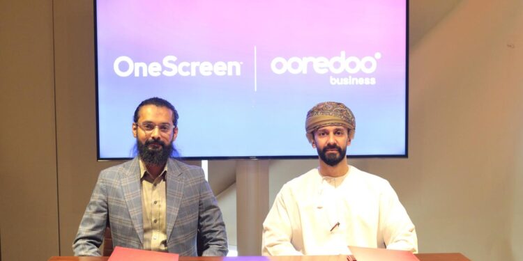 Ooredoo Launches OneScreen Touchscreens to Upgrade the Classroom and Conference Room