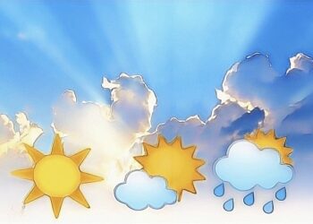 الطقس : صحو بوجه عام على معظم المحافظات