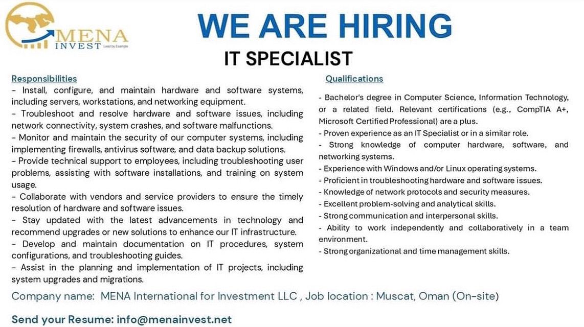 شركة مينا للإستثمار تعلن وظائف شاغرة 2 IMG 8103