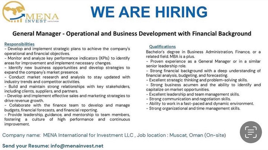شركة مينا للإستثمار تعلن وظائف شاغرة 3 IMG 8105