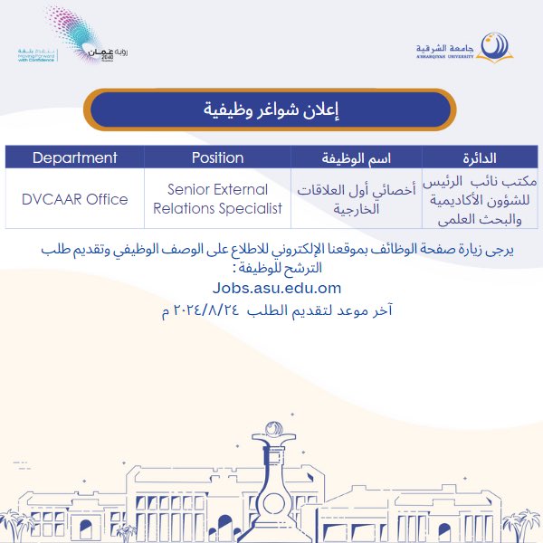 جامعة الشرقية تعلن وظائف شاغرة 3 IMG 8628