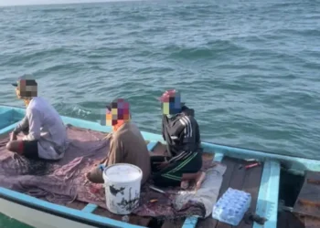 ضبط 3 وافدين مارسوا الصيد الحرفي بجعلان بني بو علي