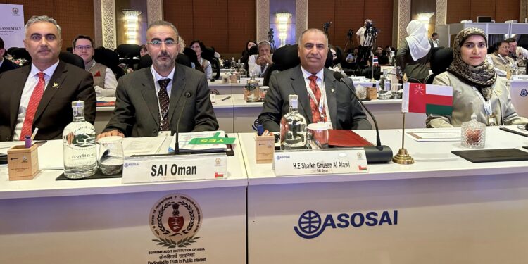 جهاز الرقابة يشارك في اجتماع الجمعية العمومية للمنظمة الآسيوية للأجهزة العليا للرقابة المالية والمحاسبة (الأسوساي) والندوة التاسعة المصاحبة للاجتماع بجمهورية الهند