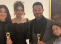 بالصور.. تكريم الفنان أحمد زاهر وبناته ليلى وملك ومنى في ملتقى نجم العرب لعام 2024م