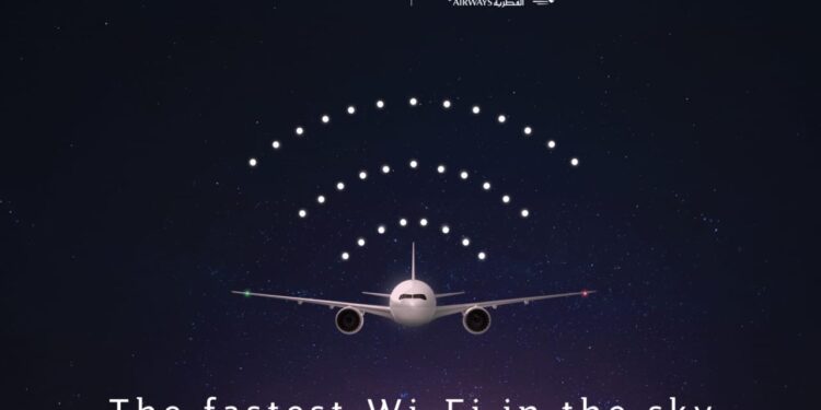 الخطوط الجوية القطرية تطلق أول رحلة جوية في العالم على متن طائرة بوينغ 777 مُزوّدة بخدمة Starlink للاتصال اللاسلكي بالإنترنت 1 الخطوط الجوية القطرية تطلق أول رحلة جوية في العالم على متن طائرة بوينغ 777 مُزوّدة بخدمة Starlink للاتصال اللاسلكي بالإنترنت