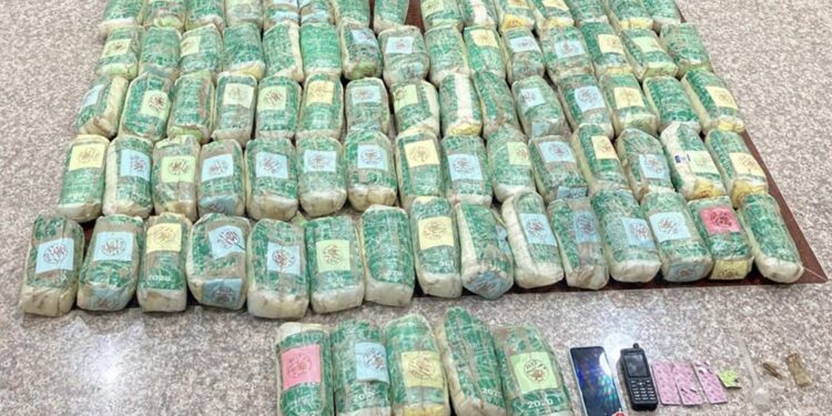 ضبط 3 آسيويين حاولوا تهريب أكثر من 80 كيلوجرامًا من مخدر الحشيش بجنوب الشرقية