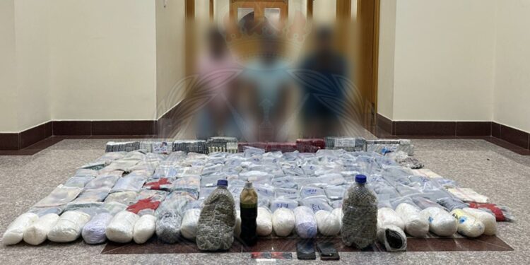 القبض على 3 آسيويين هرّبوا مواد مخدرة بجنوب الشرقية