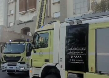 إخماد حريق شب في فندق ببوشر