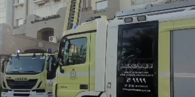 إخماد حريق شب في فندق ببوشر