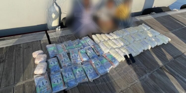 ضبط 3 متسللين بحوزتهم كميات من المواد المخدرة