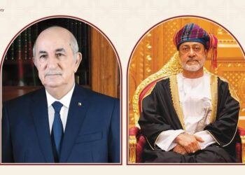 مراسمُ استقبالٍ رسميّة للرئيس الجزائري بمناسبة زيارته سلطنة عُمان