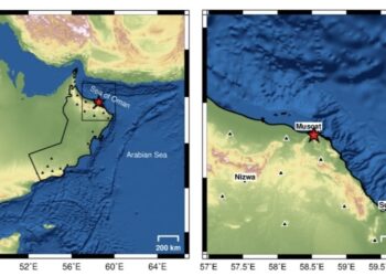 رصد هزة أرضية في ولاية العامرات