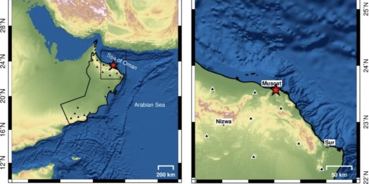 رصد هزة أرضية في ولاية العامرات