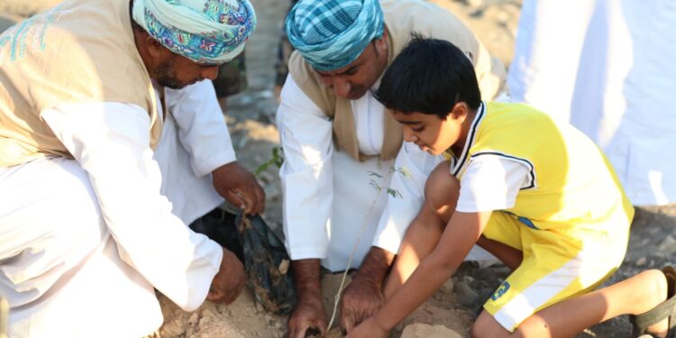 هيئة البيئة بشمال الشرقية تشارك في فعالية بمناسبة يوم الزراعة بدماء والطائيين