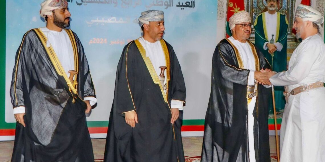 ولاية المضيبي تقيم حفل استقبال بمناسبة العيد الوطني الـ 54 المجيد