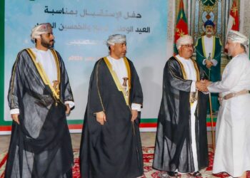 ولاية المضيبي تقيم حفل استقبال بمناسبة العيد الوطني الـ 54 المجيد