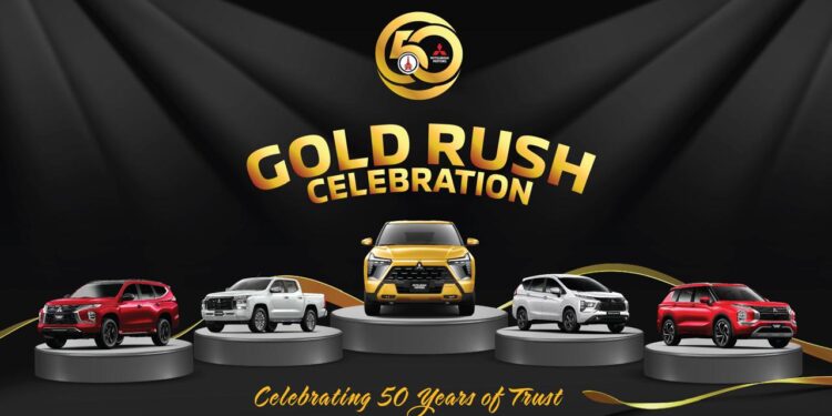 Mitsubishi Motors Oman Celebrates 50 Years with Gold Rush Offer
