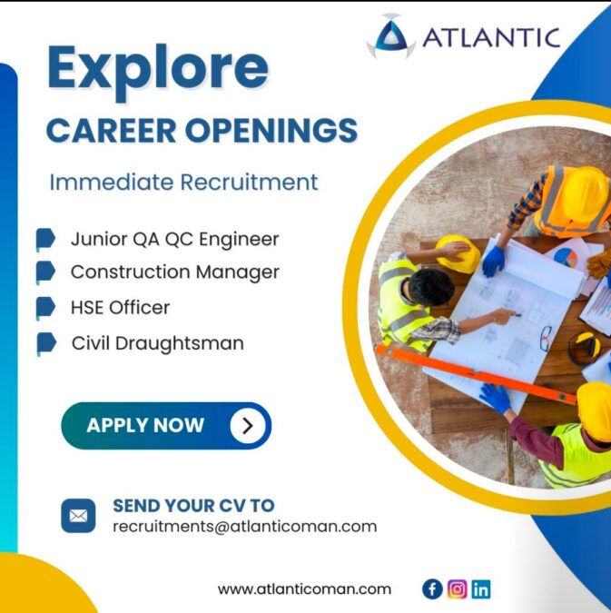شركة الأطلسي الإنشاءات تعلن وظائف شاغرة 2 IMG 8146