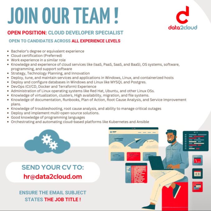 شركة داتا تو كلاود تعلن وظيفة شاغرة 2 IMG 8365