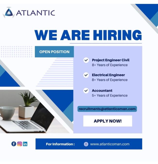 شركة الأطلسي للإنشاءات تعلن وظائف شاغرة 2 IMG 0172