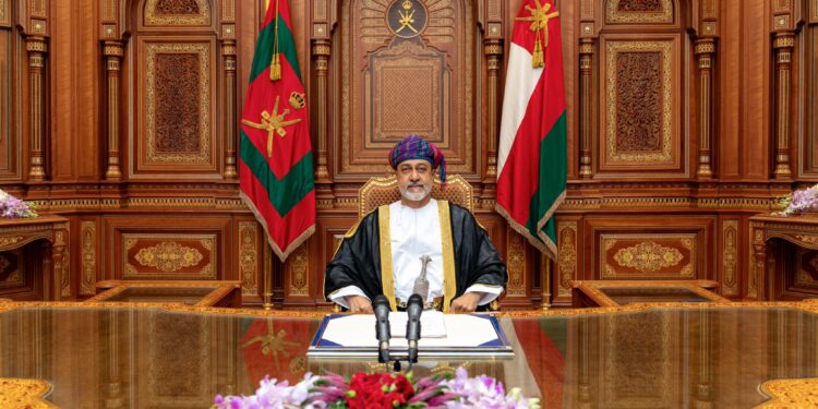 جلالة السلطان المعظم يلقي خطاباً سامياً 1 جلالة السلطان المعظم يلقي خطاباً سامياً