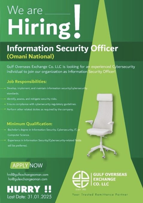 شركة صرافة الخليج لما وراء البحار تعلن وظيفةً شاغرة 2 IMG 1008