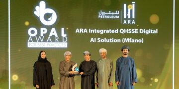 شركة آرا للبترول تفوز بالمركز الأول في جوائز أوبال 2024م لأفضل الممارسات في الجودة والصحة والسلامة والأمن والبيئة.