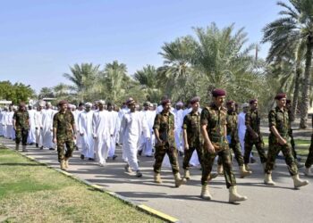 الحرس السلطاني العماني يستقبل دفعة من المواطنين للتدريب العسكري والالتحاق بوحداته