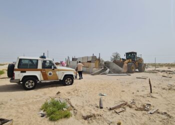 أمانة الشرقية: إزالة 48 مخيم وصندقة عشوائية مخالفة في الدمام