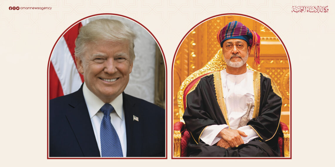 جلالة السلطان يتلقى اتصالًا هاتفيًا من الرئيس الأمريكي