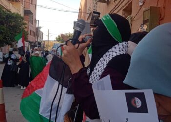 وقفة تضامنية مع فلسطين المحتلة في الجزائر